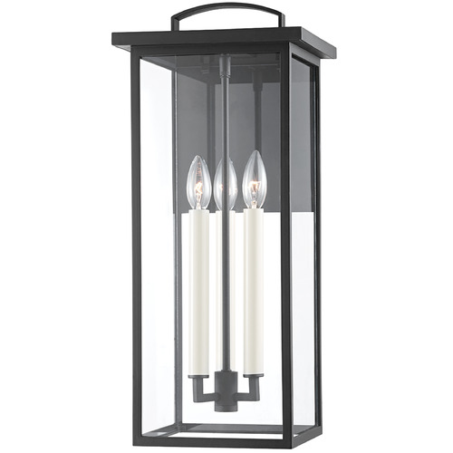 Troy Lighting Troy Lighting Eden Textured Black Outdoor Wall Light B7523-TBK