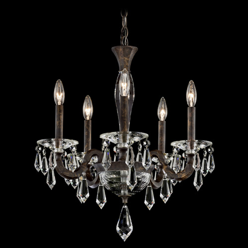 Schonbek Worldwide Lighting Napoli Heirloom Bronze Crystal Chandelier