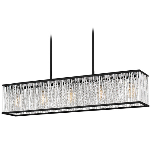 Quoizel Lighting Celeste Matte Black Island Light