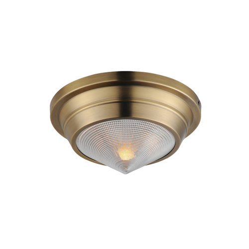 Hargreaves 10-Inch Flush Mount in Brass by Maxim Lighting
