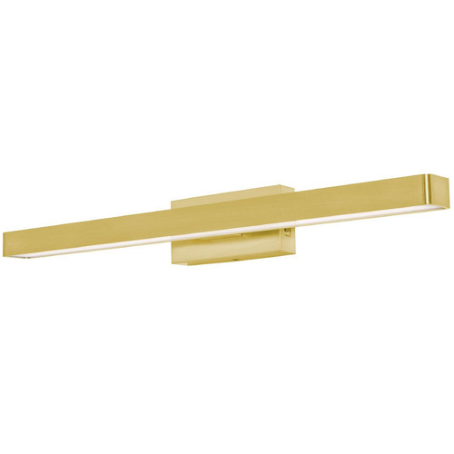 AFX Lighting Afx Lighting Brock Satin Brass LED Vertical Bathroom Light BRCV2403LAJUDSB