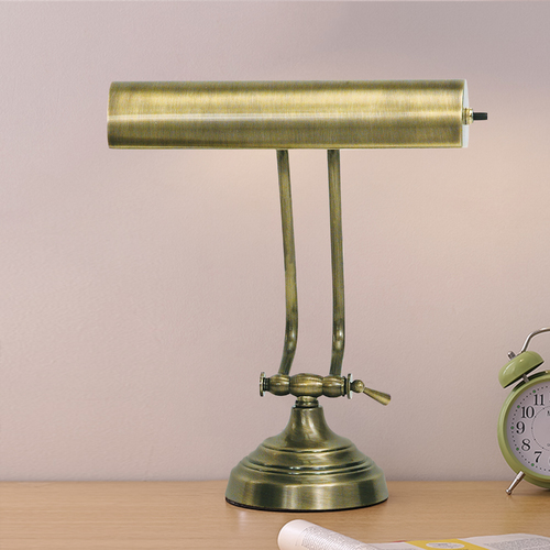 Advent Piano Lamp in Antique Brass by House of Troy Lighting