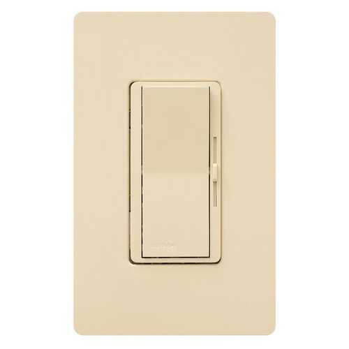 Diva Electronic Low-Voltage Paddle Dimmer in Ivory Single-Pole 300W