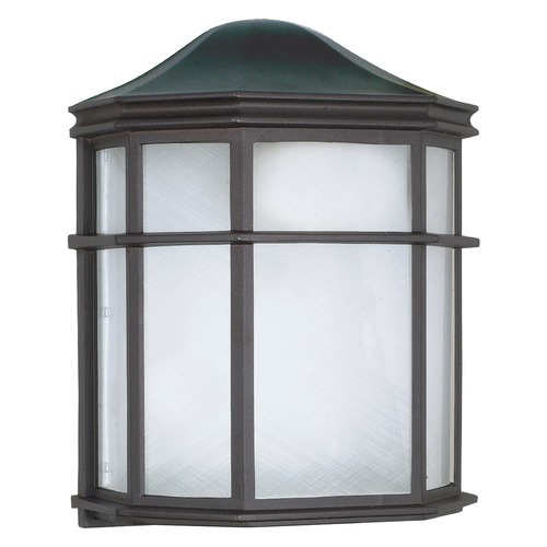 Textured Black Outdoor Wall Light by Nuvo Lighting