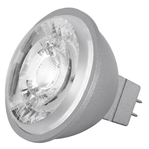 Satco Lighting 8W LED MR16 3500K 490 Lumens 15-Degree GU5.3 Base 12V AC/DC Dimmable by Satco Lighting S8637