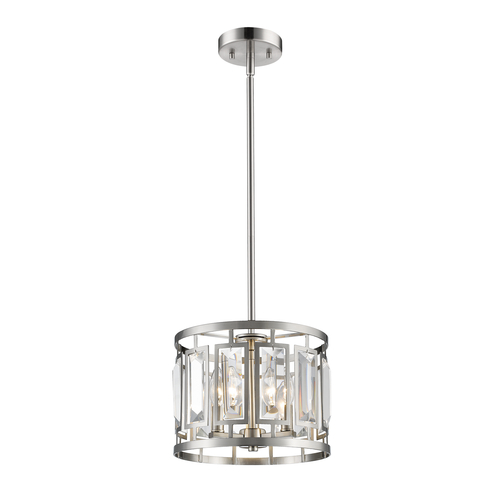 Mersesse Brushed Nickel Pendant by Z-Lite
