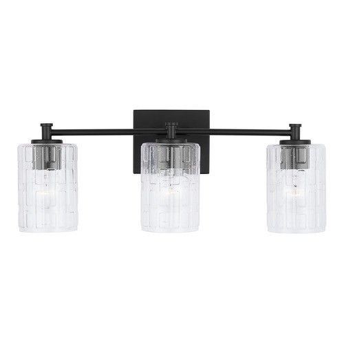Emerson 23-Inch Vanity Light in Matte Black by Capital Lighting