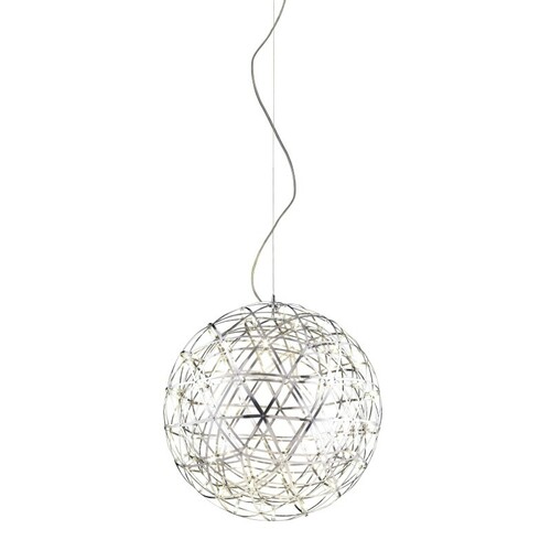 Manhattan 24-Inch LED Orb Chandelier in Chrome by Matteo Lighting