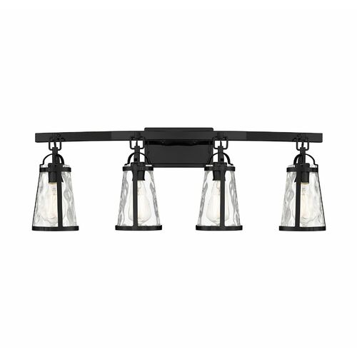 Albany 32-Inch Vanity Light in Black by Savoy House
