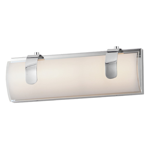 Clutch 13-Inch LED Vanity Light in Polished Chrome by ET2 Lighting
