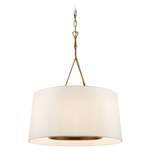 Visual Comfort Signature Collection Studio VC Dauphine Hanging Shade in Gilded Iron by Visual Comfort Signature S5401GIL