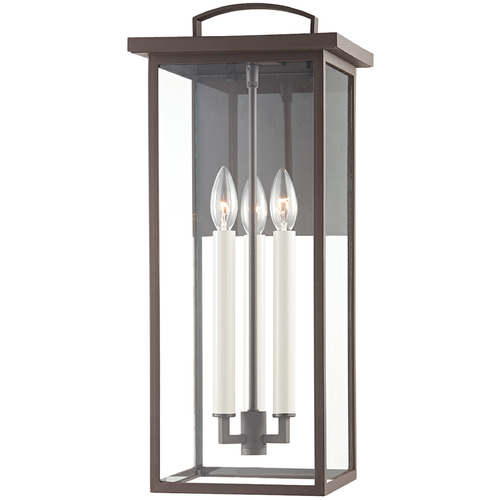 Troy Lighting Eden Textured Bronze Outdoor Wall Light