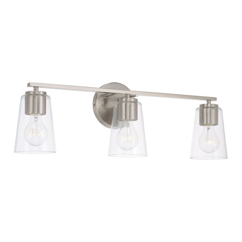 Portman 3-Light Bath Light in Nickel by HomePlace by Capital Lighting