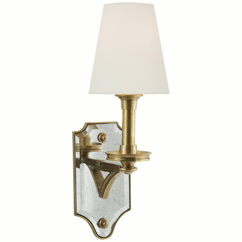 Visual Comfort Signature Collection Thomas OBrien Verona Sconce in Brass by Visual Comfort Signature TOB2330HABL