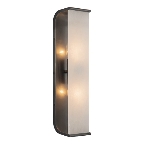 Abbott 18.75-Inch Wall Sconce in Urban Bronze by Alora Lighting