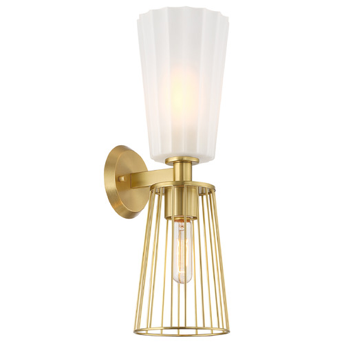 Designers Fountain Liana Brushed Gold Vertical Bathroom Light