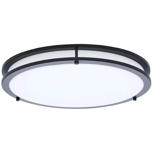Nuvo Lighting Glamour Black LED Flushmount Light