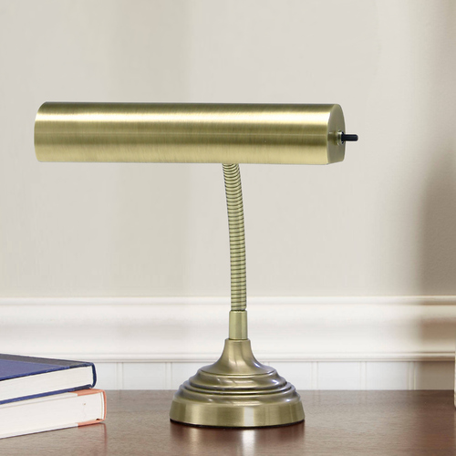 Advent Piano Lamp in Antique Brass by House of Troy Lighting