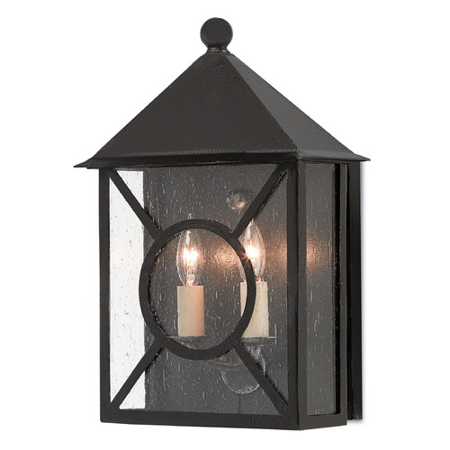 Ripley 15.25-Inch Outdoor Wall Light in Midnight by Currey & Company