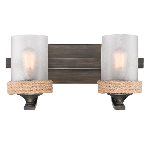 Chatham 16-Inch Bath Light in Gunmetal Bronze by Golden Lighting