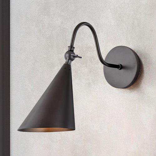 Lupe Old Bronze Sconce by Mitzi by Hudson Valley
