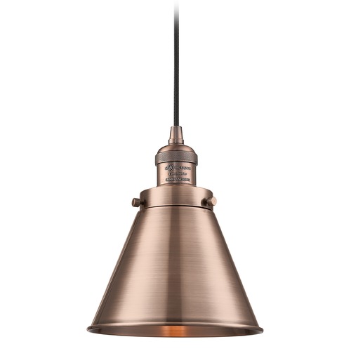 Appalachian Antique Copper Mini Pendant by Innovations Lighting