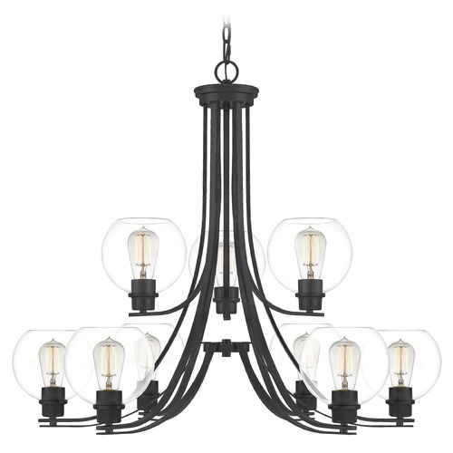 Quoizel Lighting Pruitt Matte Black Chandelier by Quoizel Lighting PRUC5034MBK