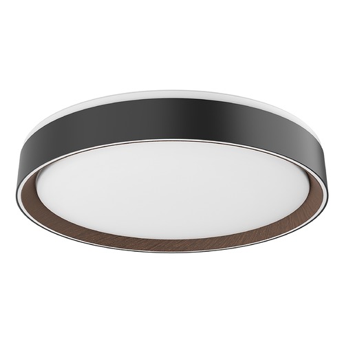 Kuzco Lighting Essex 15.75-Inch LED Flush Mount Ceiling Light in Black & White by Kuzco Lighting FM43916-BK/WT