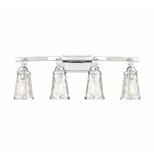 Savoy House Albany 32-Inch Vanity Light in Polished Chrome by Savoy House 8-560-4-11