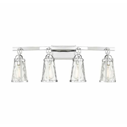 Albany 32-Inch Vanity Light in Polished Chrome by Savoy House