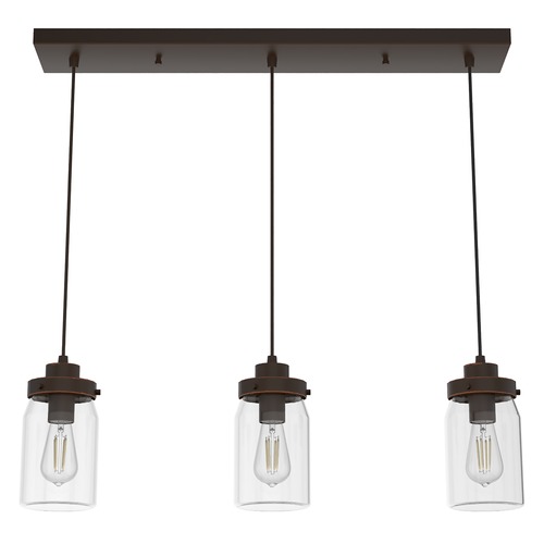 Devon Park Onyx Bengal Multi-Light Pendant by Hunter Fan Company