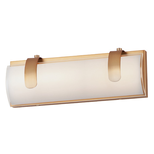 Clutch 13-Inch LED Vanity Light in Gold by ET2 Lighting