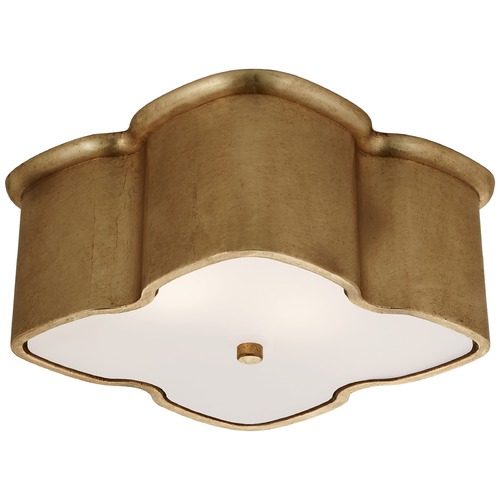 Visual Comfort Signature Collection Aerin Bolsena Clover Flush Mount in Gild by Visual Comfort Signature ARN4041G