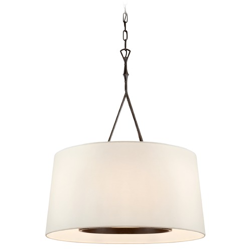 Visual Comfort Signature Collection Studio VC Dauphine Hanging Shade in Aged Iron by Visual Comfort Signature S5401AIL