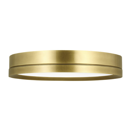 Sean Lavin Finch 277V LED Flush Mount in Plated Brass by Visual Comfort Modern
