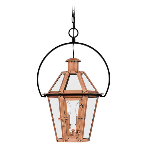 Quoizel Lighting Burdett Outdoor Hanging Light in Aged Copper by Quoizel Lighting BURD1916AC