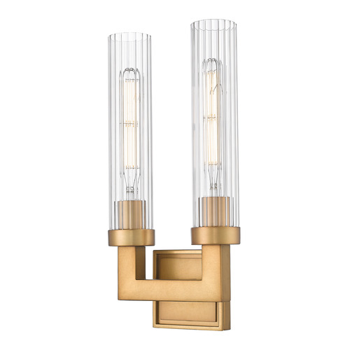 Z-Lite Beau Rubbed Brass Sconce