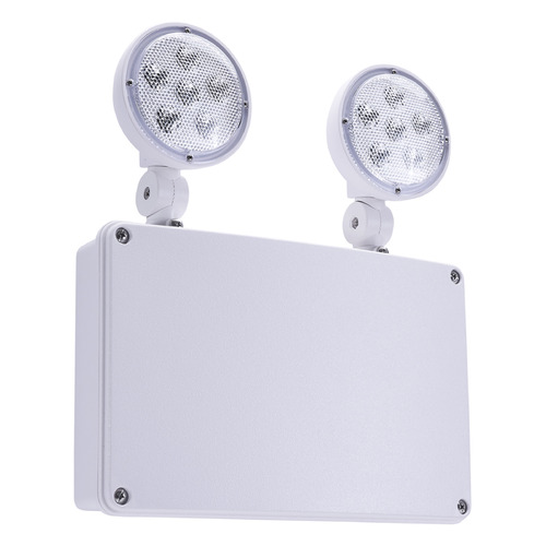 Satco Lighting White LED Exit & Emergency Sign