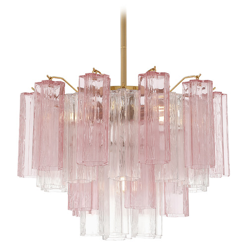 Crystorama Lighting Crystorama Lighting Addis Aged Brass Mini-Chandelier ADD-306-AG-SP
