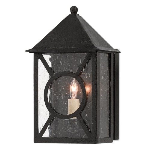 Ripley 12.25-Inch Outdoor Wall Light in Midnight by Currey & Company