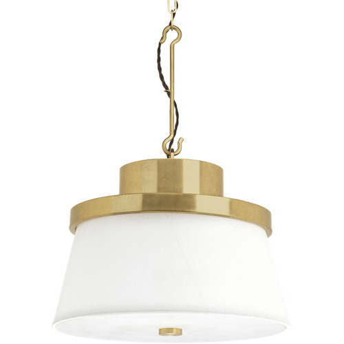 Jeffrey Alan Marks Point Dume Windbluff Pendant in Brushed Brass by Progress Lighting