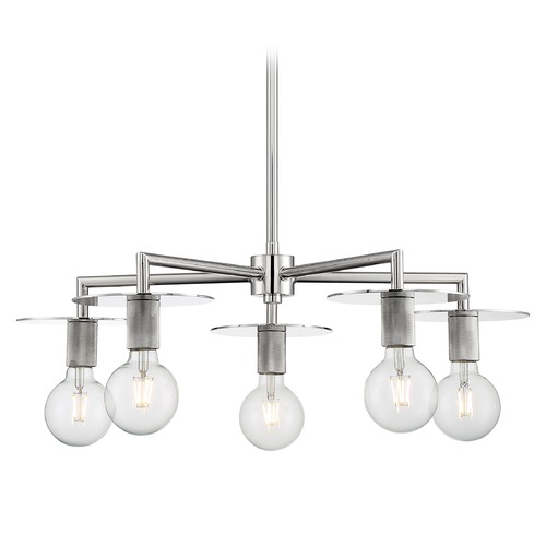 Satco Lighting Bizet Polished Nickel Chandelier by Satco Lighting 60/7255