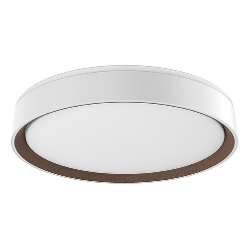 Kuzco Lighting Essex 15.75-Inch LED Flush Mount Ceiling Light in White & White by Kuzco Lighting FM43916-WH/WT