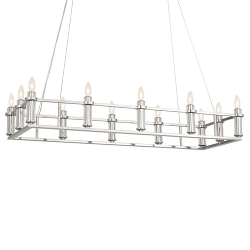 Rosalind Linear Chandelier in Polished Nickel by Kichler Lighting