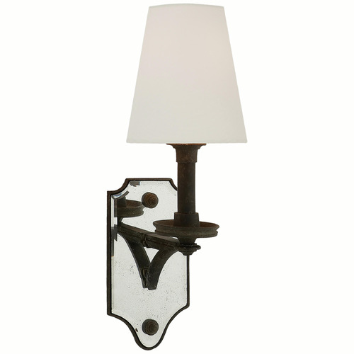 Visual Comfort Signature Collection Thomas OBrien Verona Sconce in Iron by Visual Comfort Signature TOB2330WIL