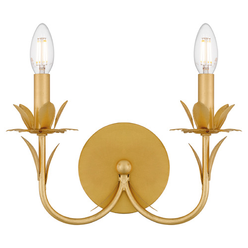 Quoizel Lighting Maria Gold Leaf Sconce