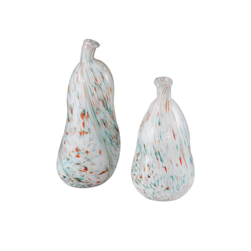 Kumo Vase Set of 2 in Mixed Finishes by Currey & Company