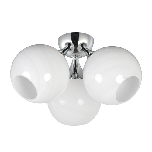Maxim Lighting Neve Polished Chrome Semi-Flushmount Light