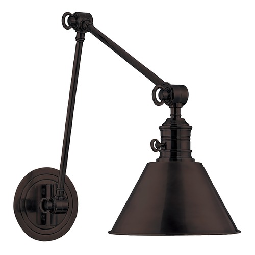Hudson Valley Lighting Swing Arm Lamp in Old Bronze Finish 8323-OB