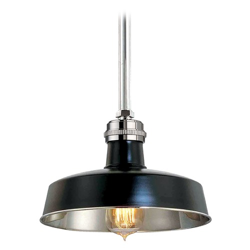 Hudson Valley Lighting Hudson Falls Pendant in Black Polished Nickel by Hudson Valley Lighting 8610-BPN